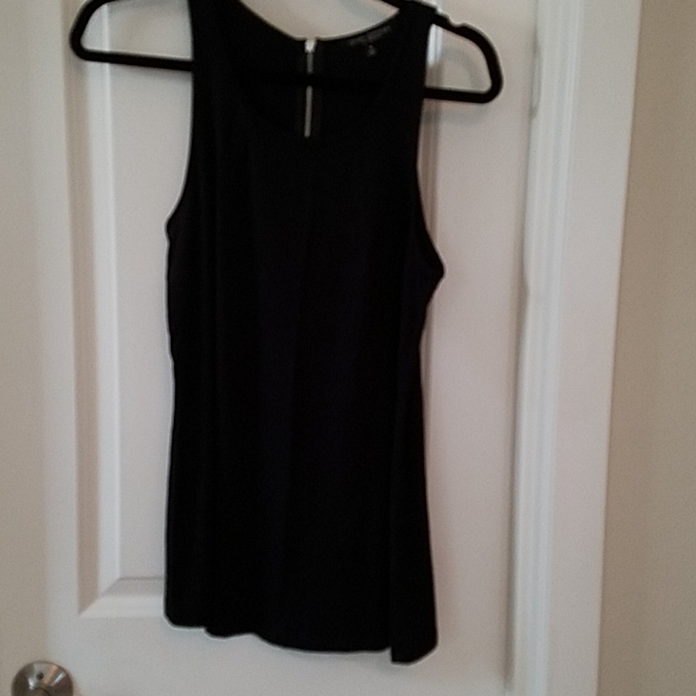 Black sleeveless summer top